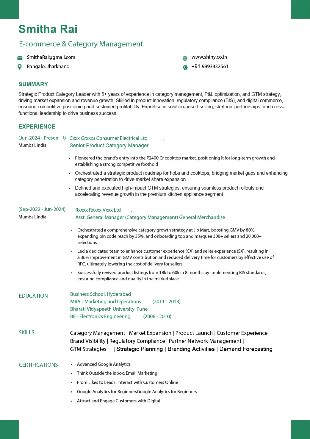 Elite - A sophisticated and premium resume template designed for top-tier executives