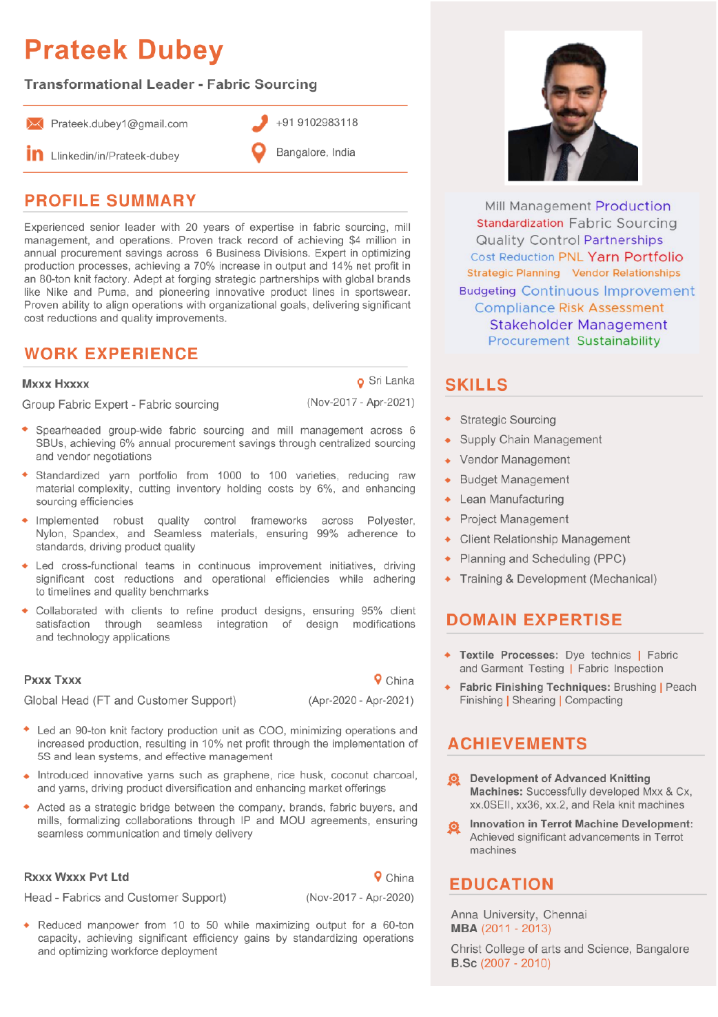 Sapphire - A sharp and visually impactful resume template for job seekers